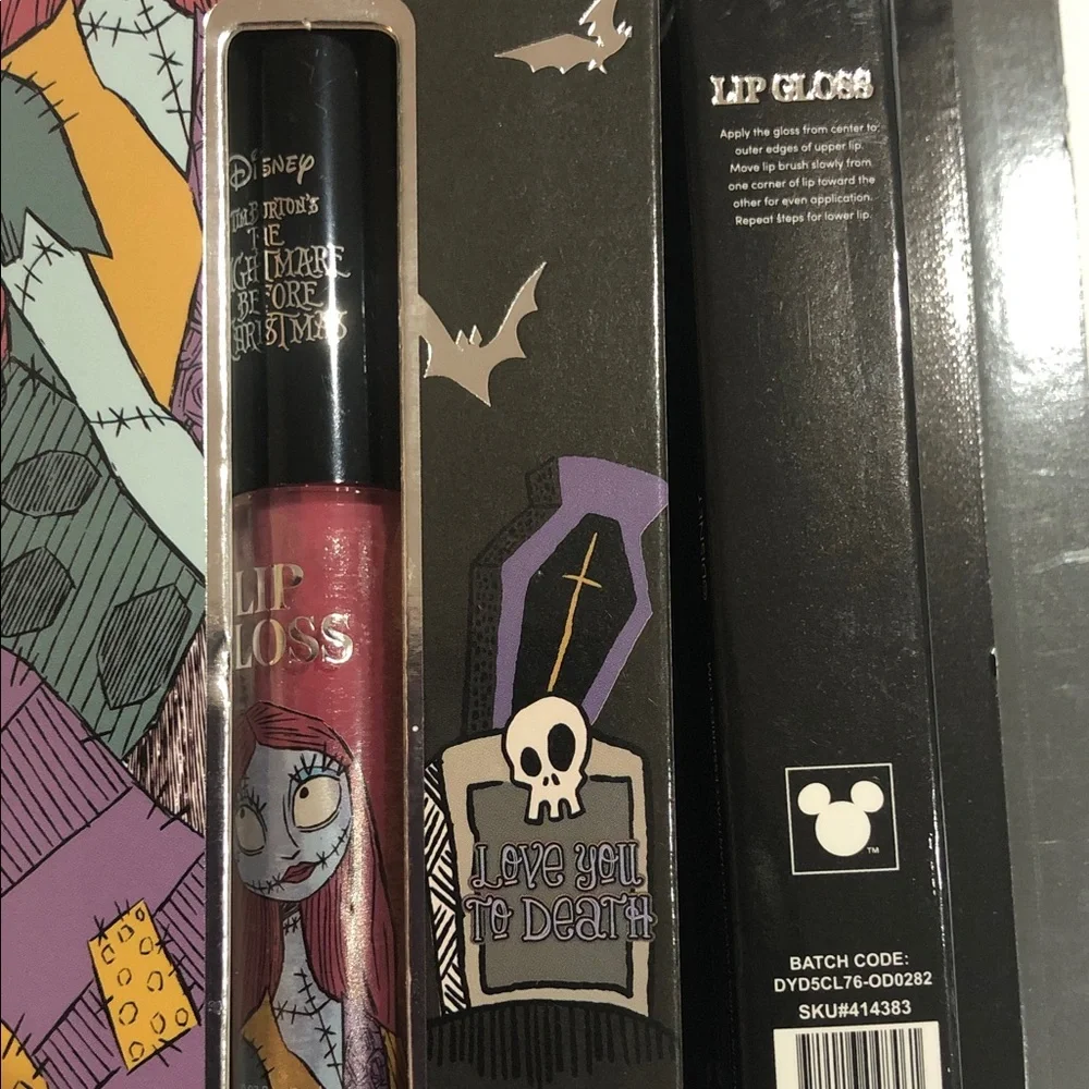 Disney’s Tim Burton Nightmare Before Christmas Sally and Jack‎ lip gloss set new